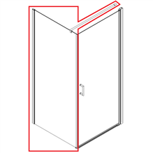 revital rsep80 nanoglas 6mm corner zijwand 78-80cm