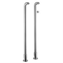 paffoni zacc220cr set badkraan zuilen 80 cm chroom