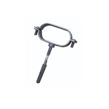 dyn 100856 flexbuisbeugel + pen tbv duo rvs DN32