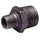 sanha 924511234S zwart verloopnippel 6/4 x 3/4
