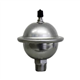 cimm car19 rvs 304L waterslagdemper 1/2 max 100º