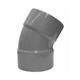 wv 3101211003 pvc lijm bocht 30° mof mof 110