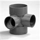 dijka 20022225 pvc hoek t 90° 110 x 75