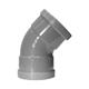 wv 1111220004 pvc manchet bocht 45° mof mof 200