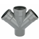 wv 1112811004 pvc manchet kruisstuk spie 45° 110