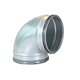 spiraliet sbku16090 bocht kort rubber 90° 160