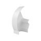 nedco 66602400 platte flexbocht wit 90 x 65mm