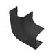 canalit 941766 platte bocht antraciet 90 x 65 mm