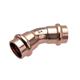 banninger 50410050001 koper pers bocht 45° m/m 5/8