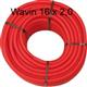 wv 4361216075 water slang mantel rood 75m 16 x 2
