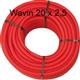 wv 4361225050 water slang mantel rood 50m 25 x 2,5