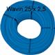 wv 4361125050 water slang mantel blauw 50m 25x2,5