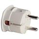 martin 9221741 elect stekker haaks (randaarde) wit