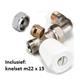 comap 409724 radiatorkr+ bocht 1/2 x m22/15 knel