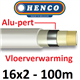 henco alu-pert vlverw. floor slang wit 100m 16 x 2