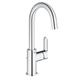grohe 23760001 bau edge l-size wastafelkraan boog