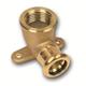 sanha 184721512 koper pres water muurplaat 1/2x15