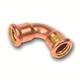 sanha 110002A42 koper pres gas bocht 90° 42x42