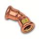 sanha 11004135 koper pres gas bocht 45° 35x35