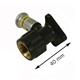 henco gas pres muurplaat 40mm 1/2 x 16